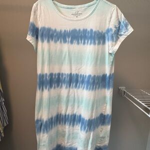 Vineyard Vines Blue and White Striped Dress